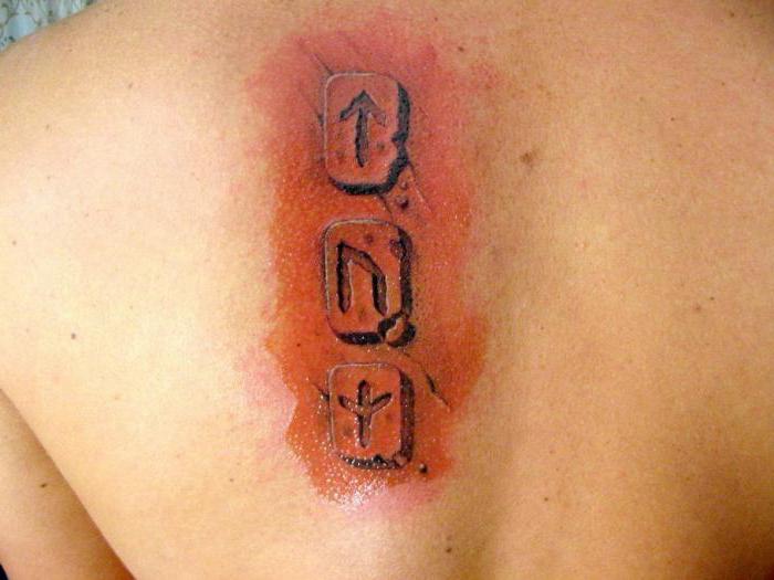 Rúnák tetoválása: jelentése, fajták